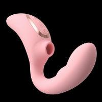 2 in 1 Sucking Vibrator in Gamma Pink by Tracy's Dog - Boink Adult Boutique www.boinkmuskoka.com Canada