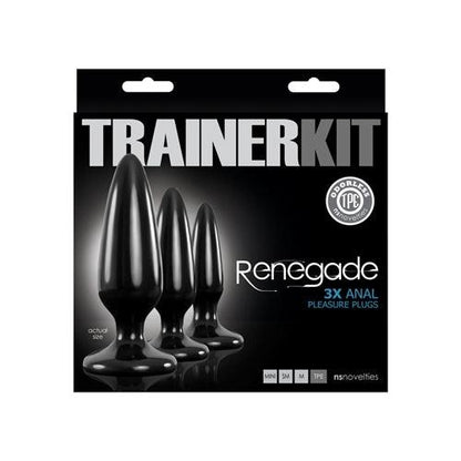 Pleasure Plug Trainer Kit | Anal Plug Training Set of 3 | Renegade