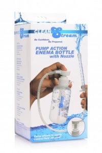 Pump Action Enema | Bottle with Nozzle  | Clean Stream