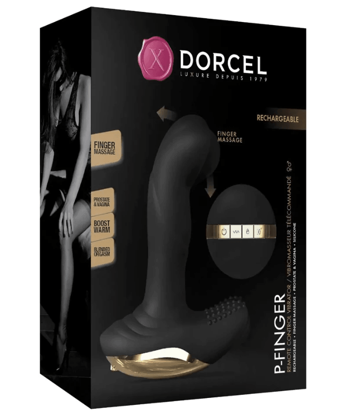 P Finger | Vibrating Prostate & Perinea Stimulator Massager | Dorcel