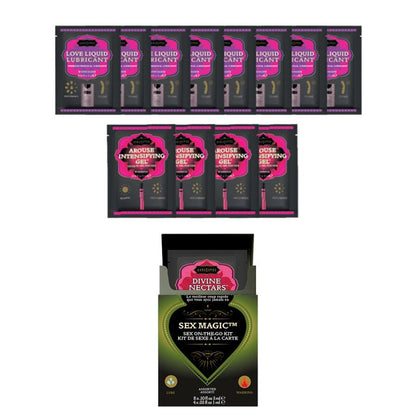 Sex Magic SexToGo | 12-Packet Set - LOVE Liquid & AROUSE  | Kama Sutra