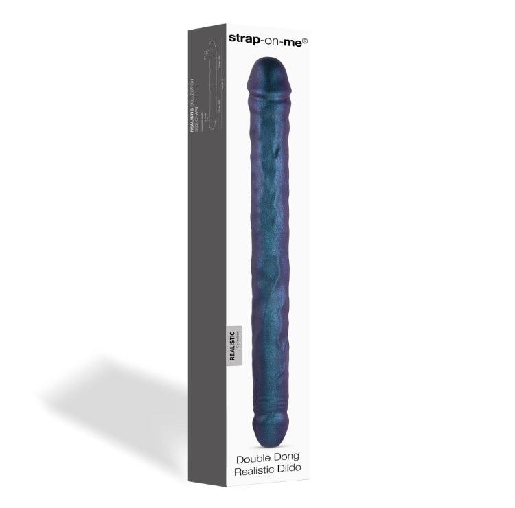 DoubleDong Realistic | Tapered Multi Textured Dildo | Strap-On-Me