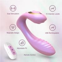 OG Dual Vibe Couple Vibrator | Wearable Panty Vibrator with Remote | Tracy's Dog