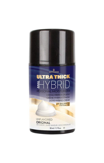 Ultra-Thick Hybrid Personal Moisturizer | Anal High pH Formula - Original | Sensuva