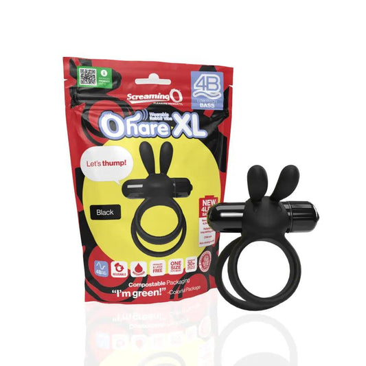 4B Ohare XL | Vibrating C-Ring w/ Double Strap with Rabbit Ears | ScreamingO - Boink Adult Boutique www.boinkmuskoka.com Canada