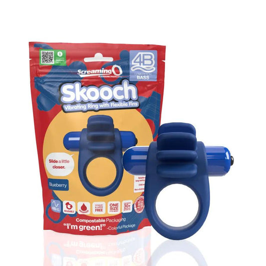 4B Skooch | Vibrating C-Ring with Flexible Fins | ScreamingO - Boink Adult Boutique www.boinkmuskoka.com Canada