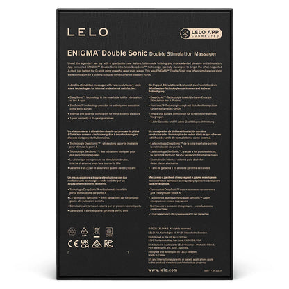 Enigma Double | Dual DeepSonic™ technology A & G Spot Vibe | LELO