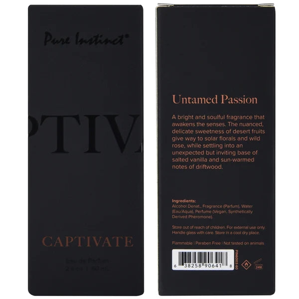 Captivate | Pheromone Fragrance Collection for Men| Pure Instinct