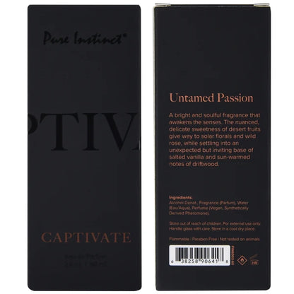 Captivate | Pheromone Fragrance Collection for Men| Pure Instinct