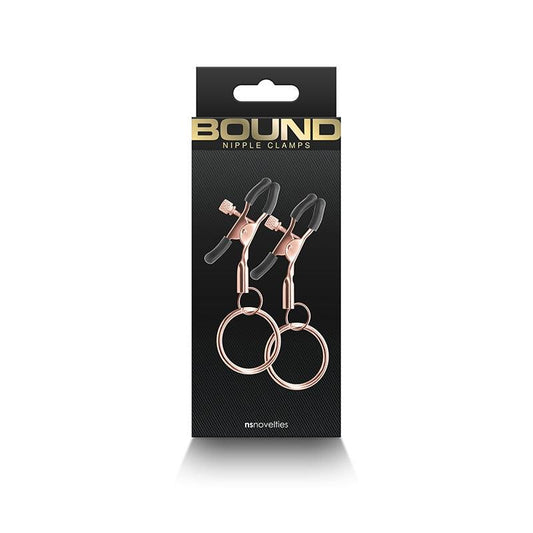 Bound - Nipple Clamps - C2 - Rose Gold - Boink Adult Boutique www.boinkmuskoka.com Canada