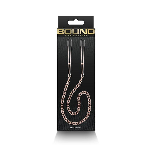 Bound - Nipple Clamps - DC3 - Rose Gold - Nipple's Rejoice! - Boink Adult Boutique www.boinkmuskoka.com Canada