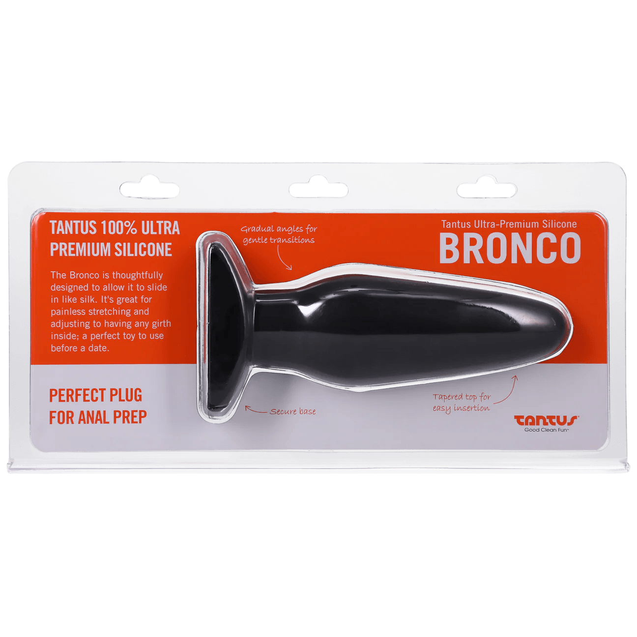 Bronco Silicone Butt Plug by Tantus - Boink Adult Boutique www.boinkmuskoka.com Canada