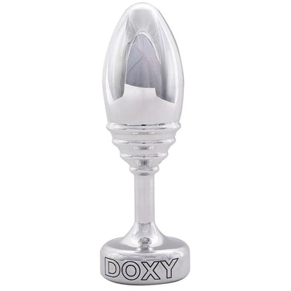 Butt Plug | Ribbed Metal | DOXY - Boink Adult Boutique www.boinkmuskoka.com Canada