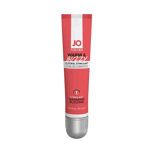 Clitoral Gel Warm & Buzzy by SystemJO - Boink Adult Boutique www.boinkmuskoka.com Canada