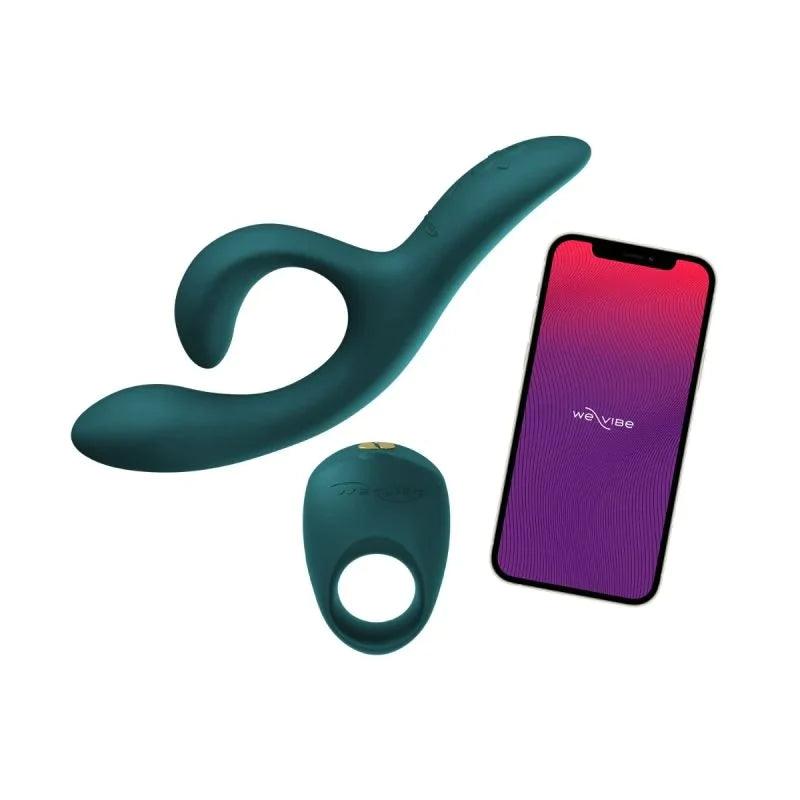 Date Night Vibe Set | Nova 2 Rabbit Vibe & Pivot c-ring Bundle | WE-VIBE - Boink Adult Boutique www.boinkmuskoka.com Canada