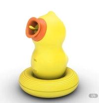 DucKing Sucking & Licking Rubber Duck Vibrator - Just For Canada Eh! - Boink Adult Boutique www.boinkmuskoka.com Canada