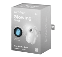 Glowing Ghost | Air Pulse Clitoral Vibrator | Satisfyer - Boink Adult Boutique www.boinkmuskoka.com Canada