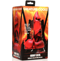 Horny Devil | Demon Silicone Fantasy Dildo | Creature Cocks - Boink Adult Boutique www.boinkmuskoka.com Canada