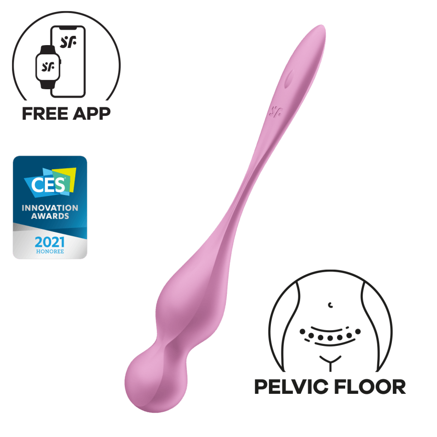 Love Birds 1 | Weighted Kegel/Pelvic Floor Vibrator Strengthener | Satisfyer - Boink Adult Boutique www.boinkmuskoka.com Canada