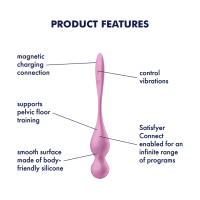 Love Birds 1 | Weighted Kegel/Pelvic Floor Vibrator Strengthener | Satisfyer - Boink Adult Boutique www.boinkmuskoka.com Canada