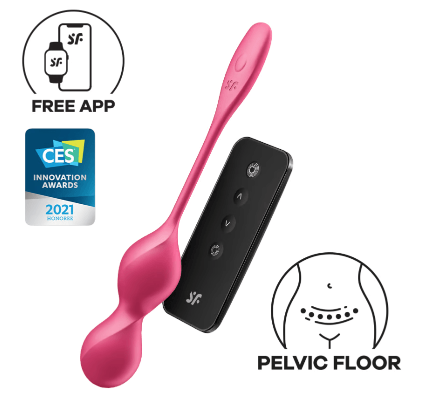 Love Birds 2 | Weighted Kegel/Pelvic Floor Vibrator Strengthener | Satisfyer - Boink Adult Boutique www.boinkmuskoka.com Canada