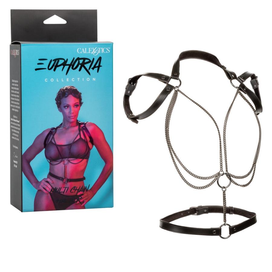 Multi Chain Halter | Euphoria Collection | California Exotic - Boink Adult Boutique www.boinkmuskoka.com Canada