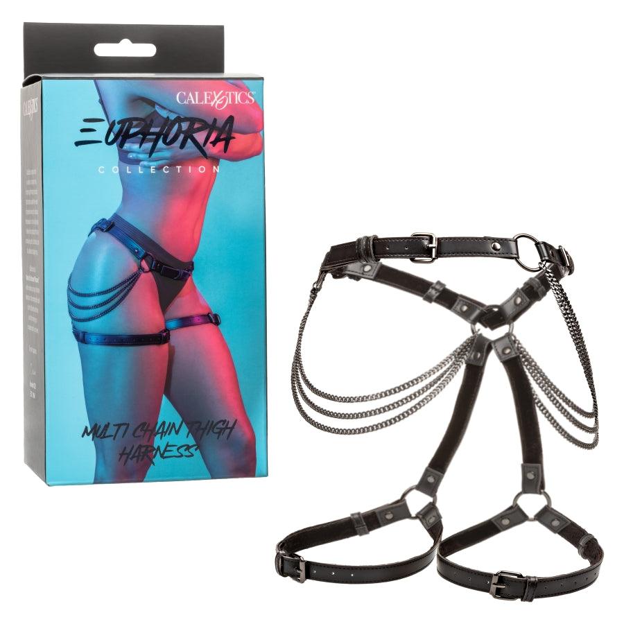 Multi Chain Thigh Harness | Euphoria Collection | California Exotic - Boink Adult Boutique www.boinkmuskoka.com Canada