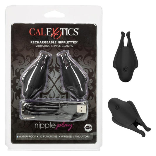 Nipple Play Rechargeable Nipplettes - Black - Boink Adult Boutique www.boinkmuskoka.com Canada