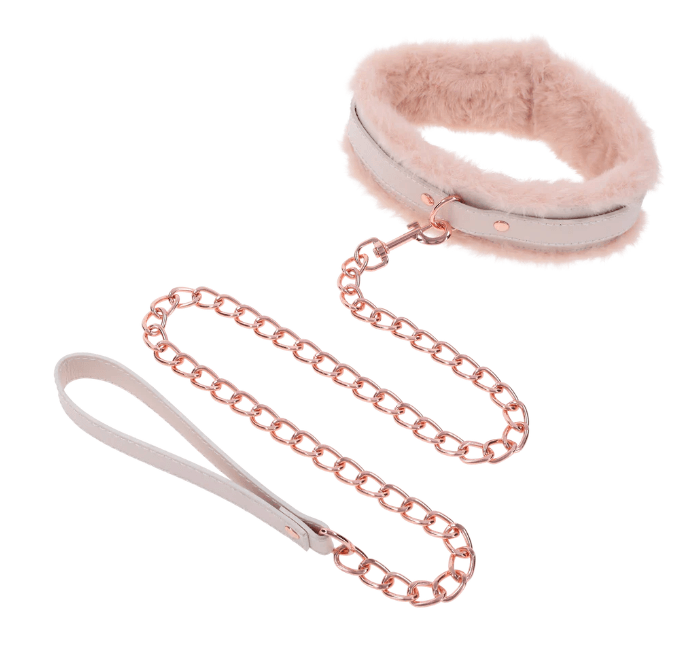 Peaches 'n CreaMe | Fur Collar and Leash | Sportsheets - Boink Adult Boutique www.boinkmuskoka.com Canada