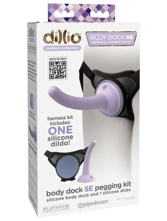 Pegging Kit Platinum Body Dock Harness Set (5" Dildo) by Dillio - Boink Adult Boutique www.boinkmuskoka.com Canada