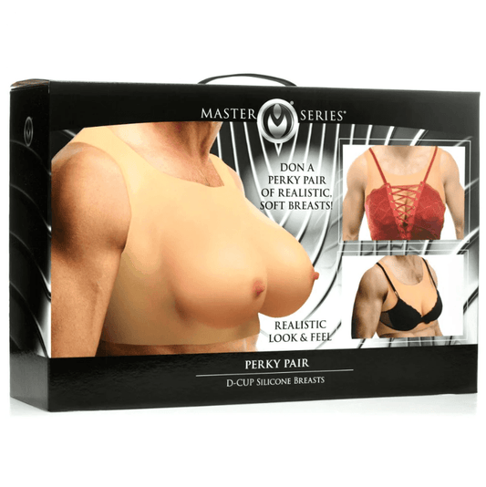 Perky Pair | D-Cup Silicone Breasts | Master Series - Boink Adult Boutique www.boinkmuskoka.com Canada