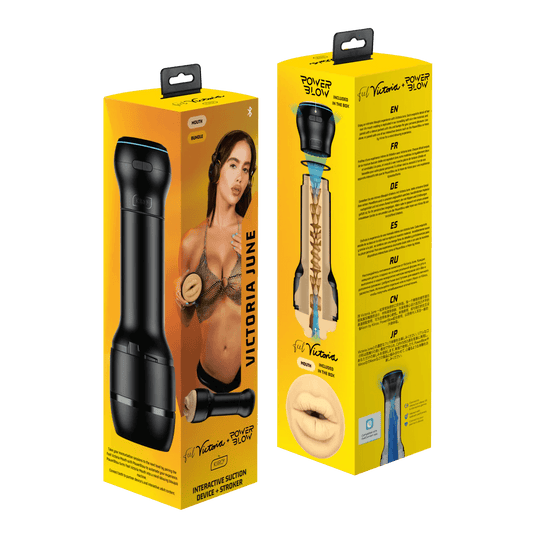 POWERBLOW & FEELVICTORIA JUNE MOUTH COMBO | Suction Stroker Masturbator | Kiiroo - Boink Adult Boutique www.boinkmuskoka.com Canada