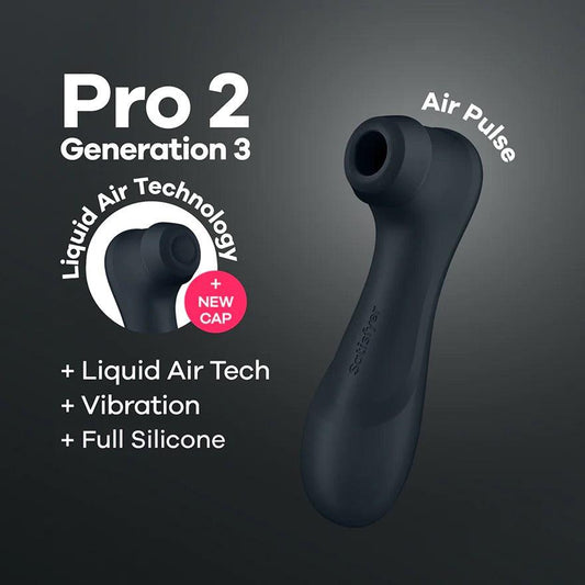 PRO 2 Clitoral Stimulator - GENERATION 3 (no APP) by Satisfyer - Boink Adult Boutique www.boinkmuskoka.com Canada