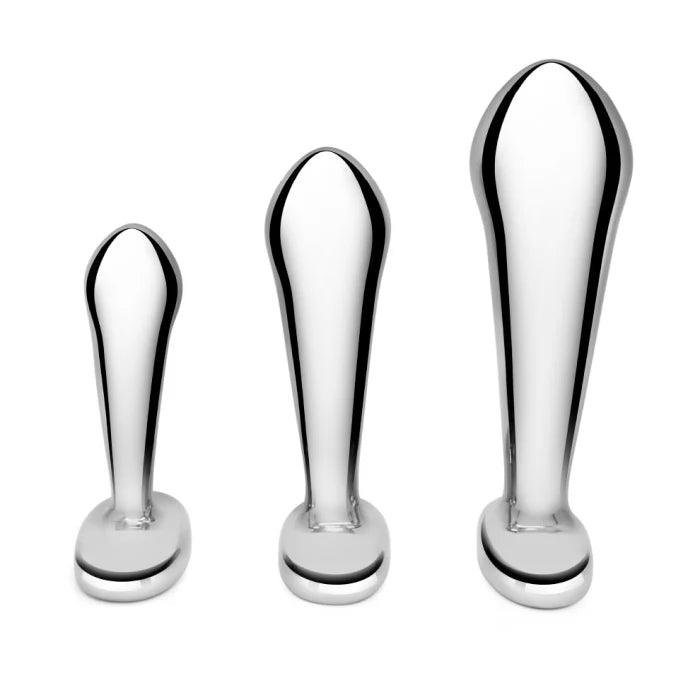 Prostate P-Spot Training Set | Stainless Steel Prostate Massagers | b-Vibe - Boink Adult Boutique www.boinkmuskoka.com Canada