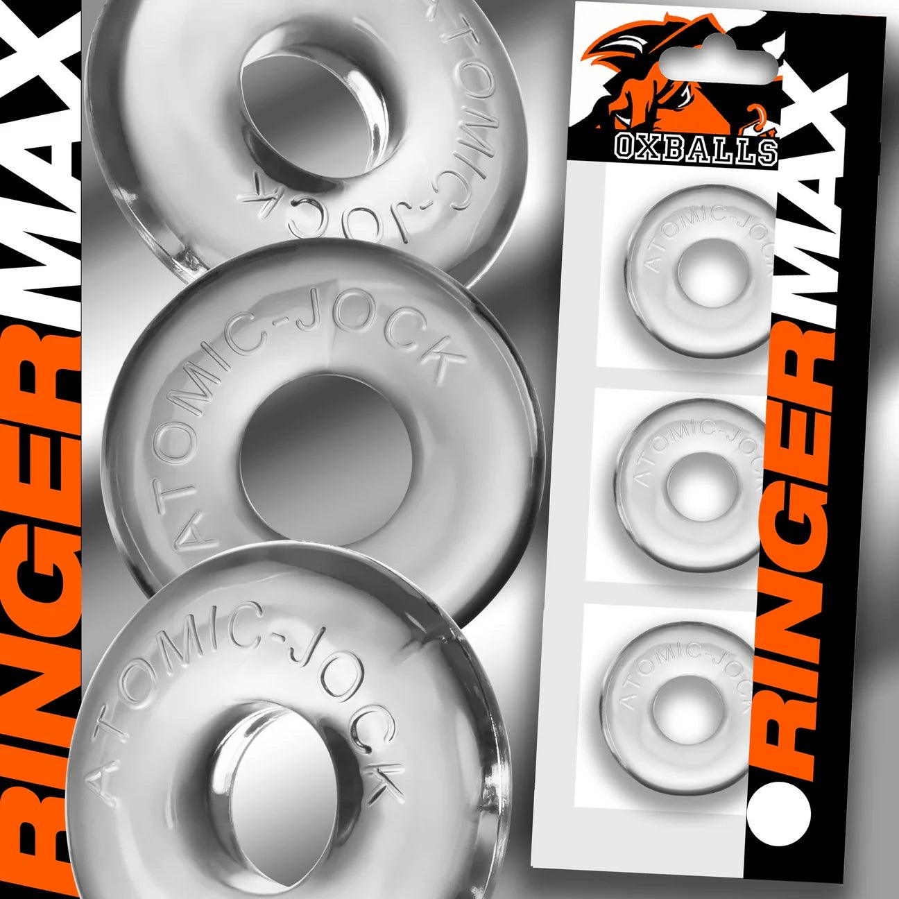 RINGER MAX | Stackable Rings/Ball Stretcher 3 pack | OXBALLS - Boink Adult Boutique www.boinkmuskoka.com Canada