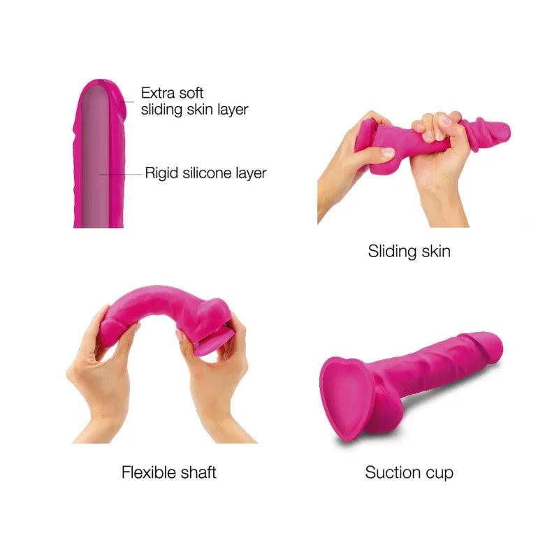 Sliding Skin | Realistic Dildo | Strap-On-Me - Boink Adult Boutique www.boinkmuskoka.com Canada