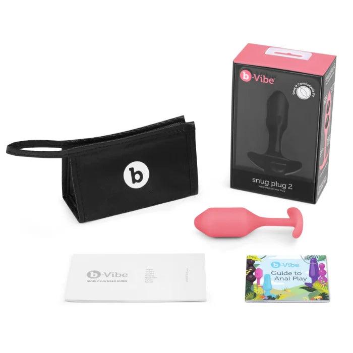 Snug Plug 2 | Weighted Plug | b-Vibe - Boink Adult Boutique www.boinkmuskoka.com Canada