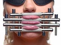 Stainless Steel Lips and Tongue Press | Face Humbler | Master Series - Boink Adult Boutique www.boinkmuskoka.com Canada