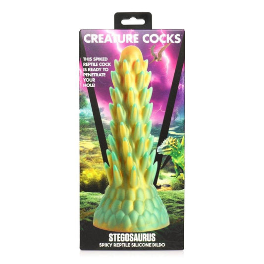 Stegosaurus | Spiky Reptile Silicone Dildo | Creature Cocks - Boink Adult Boutique www.boinkmuskoka.com Canada