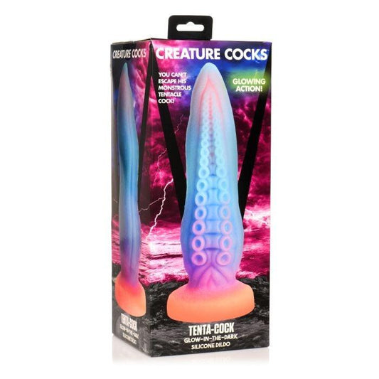 Tenta-Cock | Glow-in-the-Dark Silicone Fantasy Dildo | Creature Cocks - Boink Adult Boutique www.boinkmuskoka.com Canada