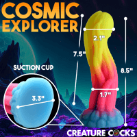 Tenta-Glow | Glow-In-The-Dark Silicone Dildo | Creature Cocks - Boink Adult Boutique www.boinkmuskoka.com Canada