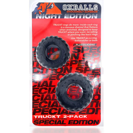 TRUCKT | 2-PIECE COCK RING /PLUS + SILICONE SPECIAL EDITION - NIGHT | Oxballs - Boink Adult Boutique www.boinkmuskoka.com Canada