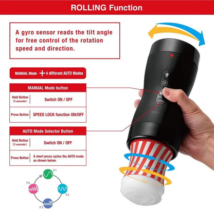 Vacuum Gyro Roller Set including One Standard Rolling Cup by TENGA - Boink Adult Boutique www.boinkmuskoka.com Canada