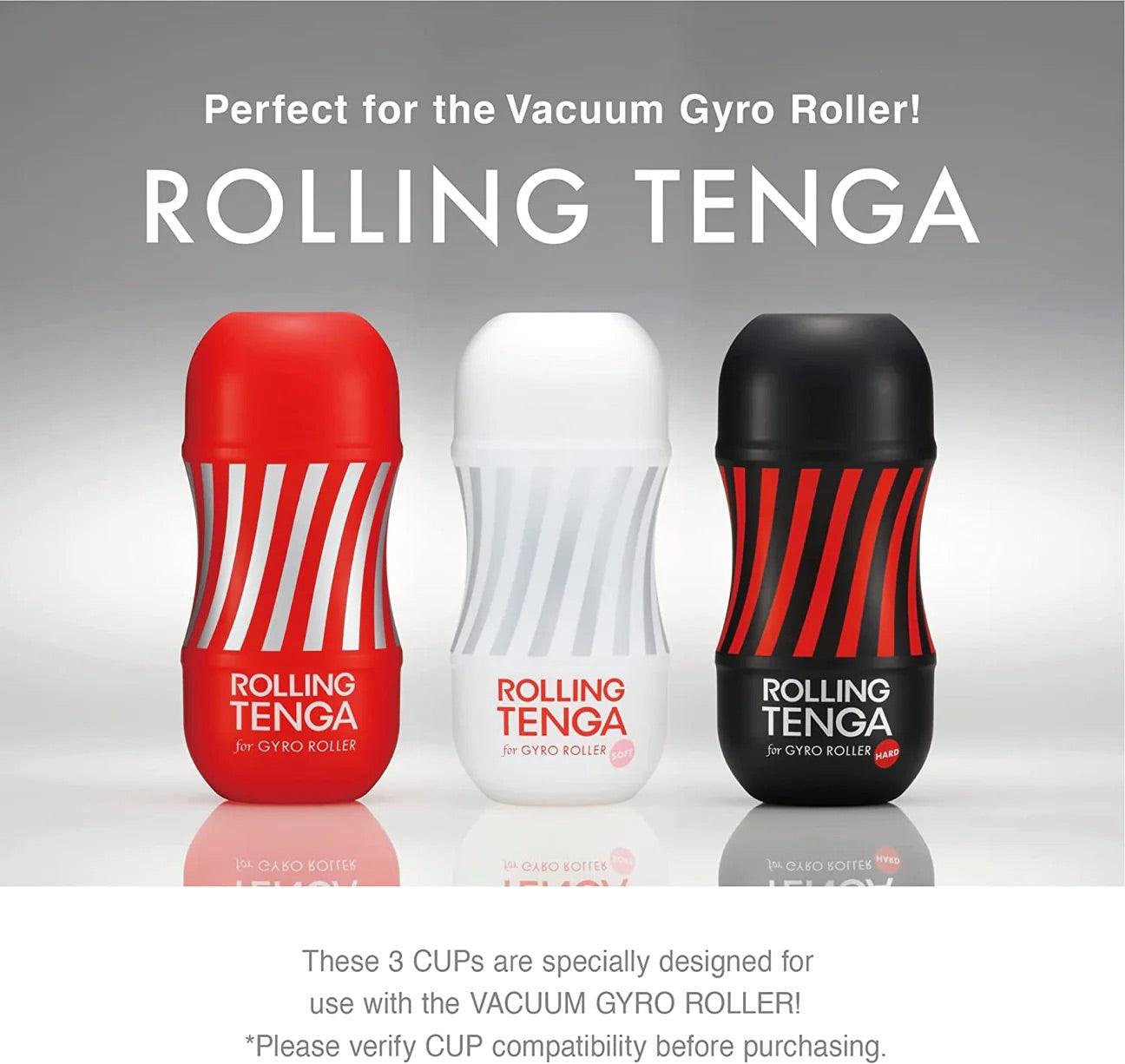 Vacuum Gyro Roller Set including One Standard Rolling Cup by TENGA - Boink Adult Boutique www.boinkmuskoka.com Canada