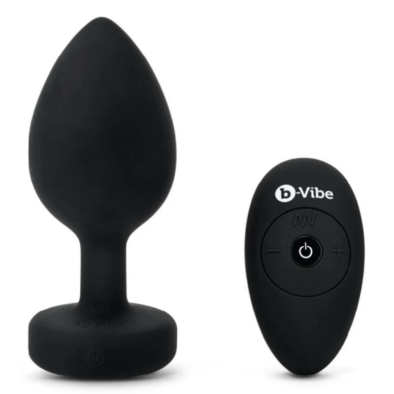 Vibrating Jewel Plug | Remote Control & Multiple Sizes | b-Vibe - Boink Adult Boutique www.boinkmuskoka.com Canada