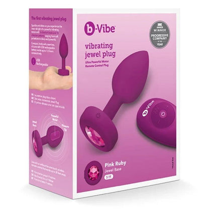 Vibrating Jewel Plug | Remote Control & Multiple Sizes | b-Vibe - Boink Adult Boutique www.boinkmuskoka.com Canada