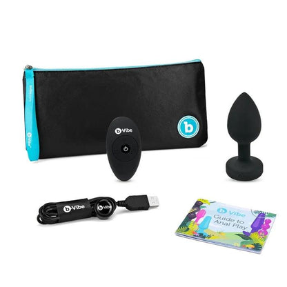 Vibrating Jewel Plug | Remote Control & Multiple Sizes | b-Vibe - Boink Adult Boutique www.boinkmuskoka.com Canada