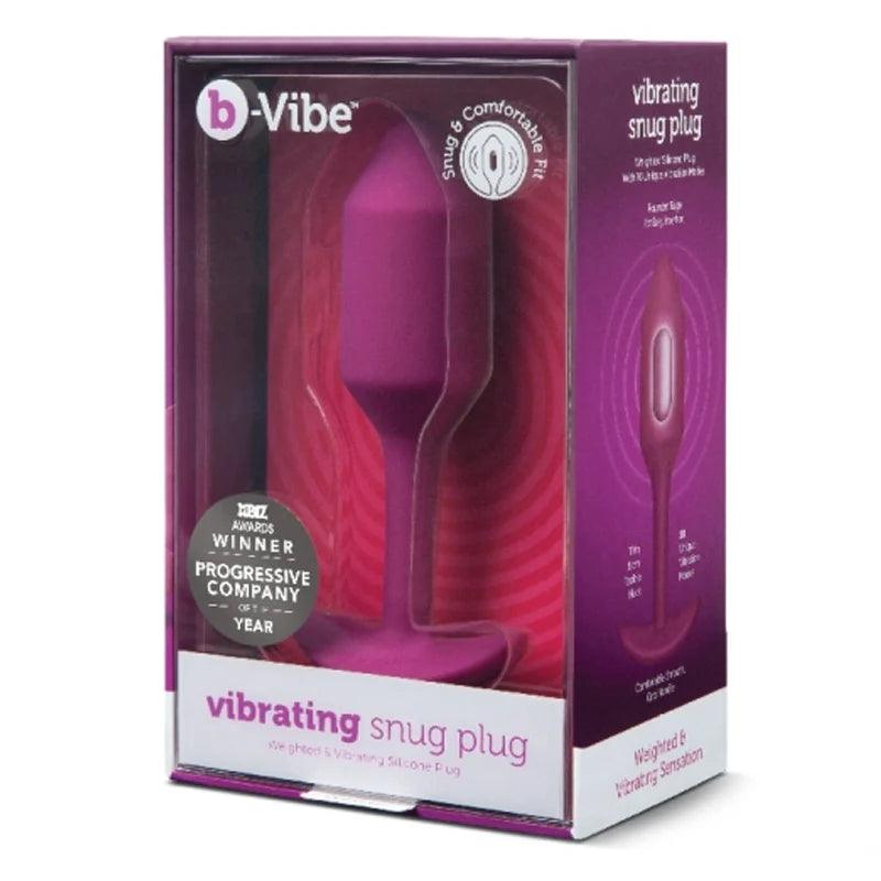 Vibrating Snug Plug 2 | Weighted Plug | b-Vibe - Boink Adult Boutique www.boinkmuskoka.com Canada