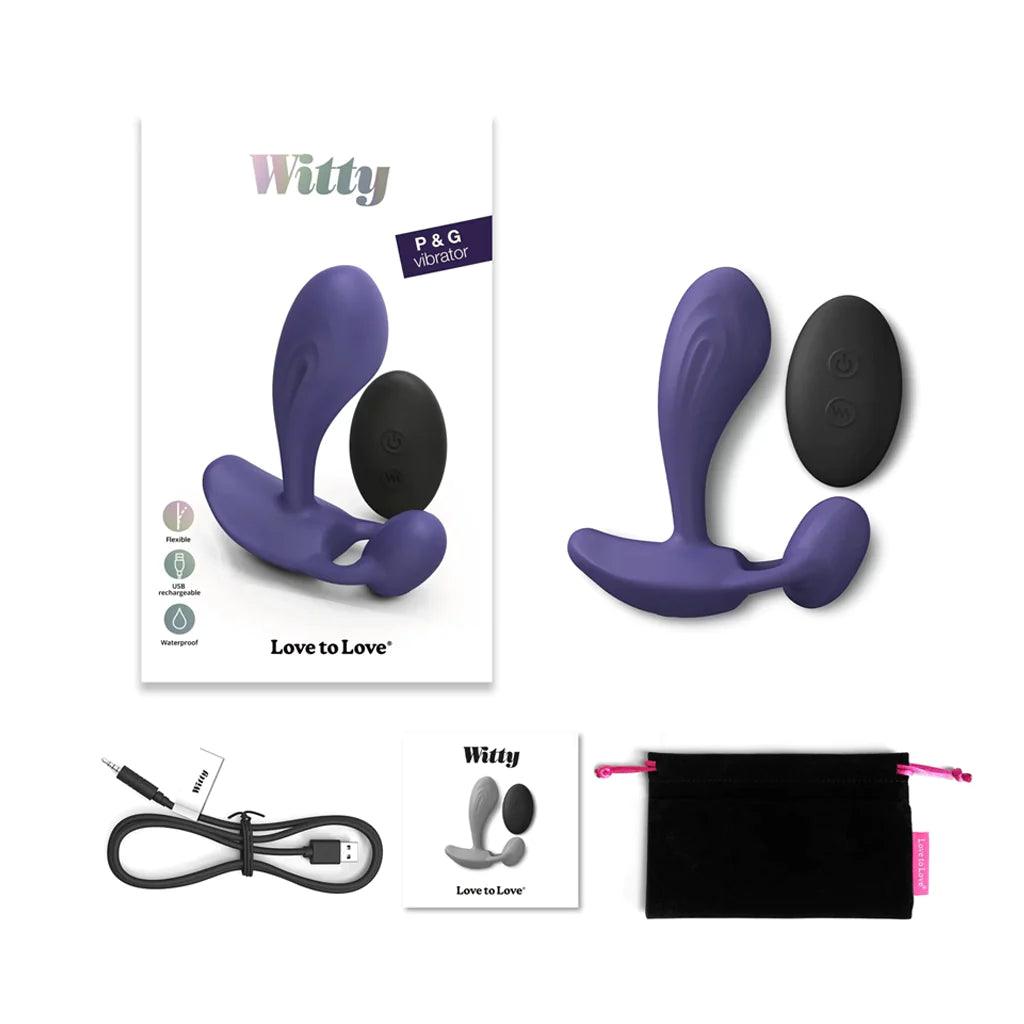 WITTY | P-Spot/G-Spot Toy - The Ultimate Toy for BOTH | LOVE TO LOVE - Boink Adult Boutique www.boinkmuskoka.com Canada