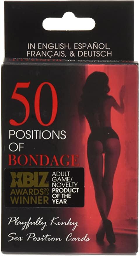 50 Positions of Bondage Card Game - Boink Adult Boutique www.boinkmuskoka.com Canada